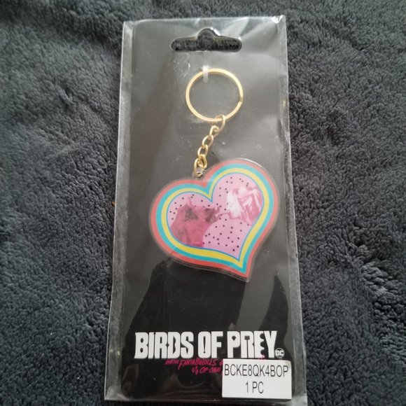 DC Comics Harley Quinn Birds of Prey Keychain - Picture 1 of 4